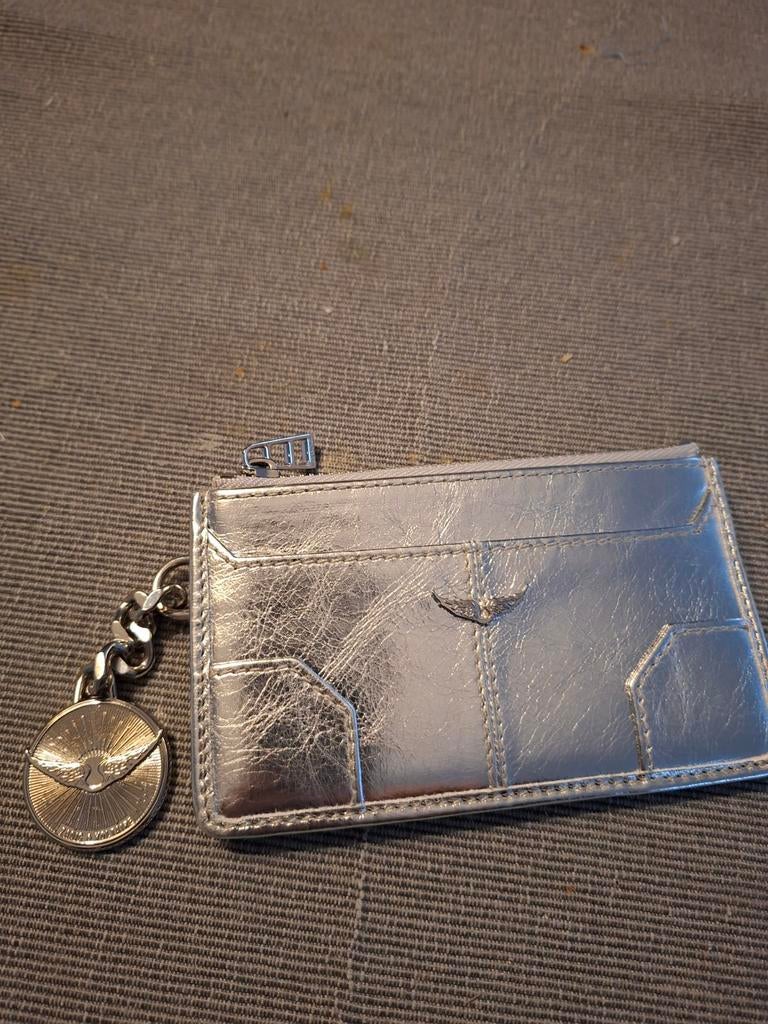 Zilveren Zadig & Voltaire kaarthouder cardholder, Sieraden, Tassen en Uiterlijk, Portemonnees, Ophalen of Verzenden