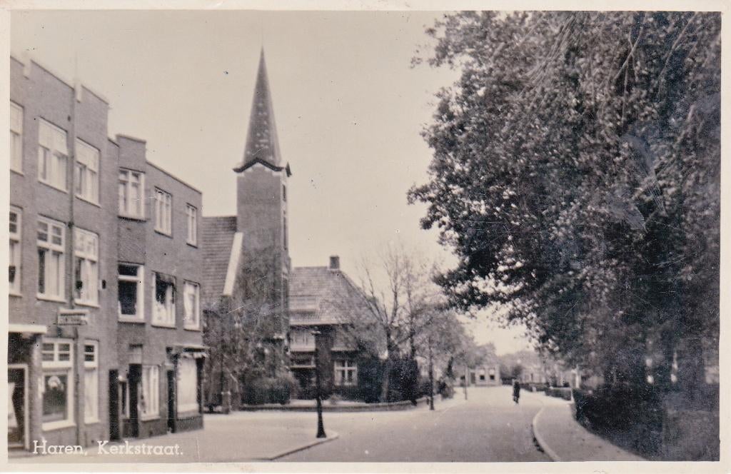 05846 Haren - Kerkstraat - gel. 1944, Verzenden, 1940 tot 1960, Gelopen, Groningen