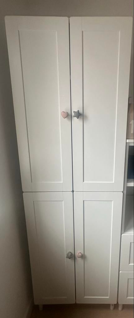 SMASTAD/PLATSA Kast - Wit - 60x57x181 cm + Extra Plank, Huis en Inrichting, Kasten | Kledingkasten, Kunststof, Zo goed als nieuw