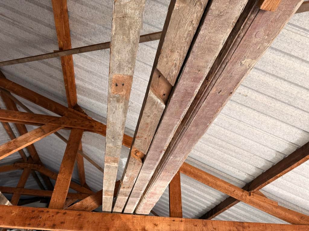 Houten balken voor de klusser, Doe-het-zelf en Verbouw, Ophalen, Gebruikt, Balk, Overige houtsoorten