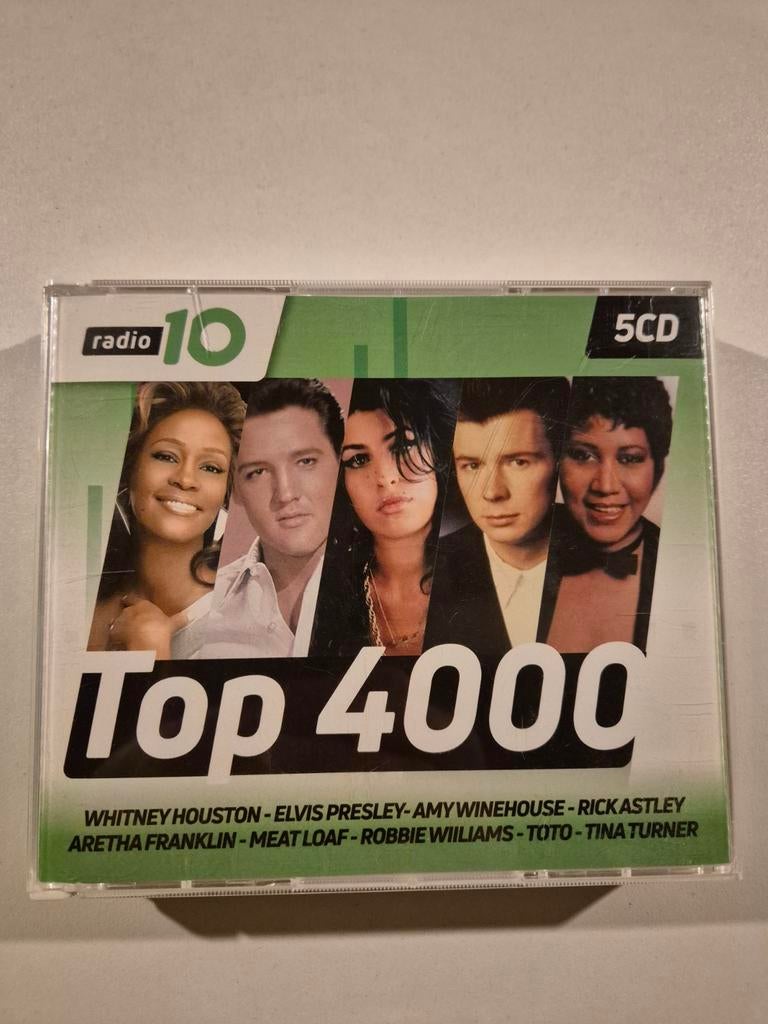 5CD Radio 10 Top 4000 editie 2018, Cd's en Dvd's, Ophalen of Verzenden, Zo goed als nieuw, Pop