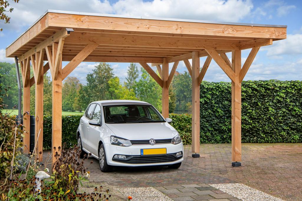 Douglas carport 450x600cm incl bouwtekening, Ophalen of Verzenden, Nieuw, 250 cm of meer, Planken