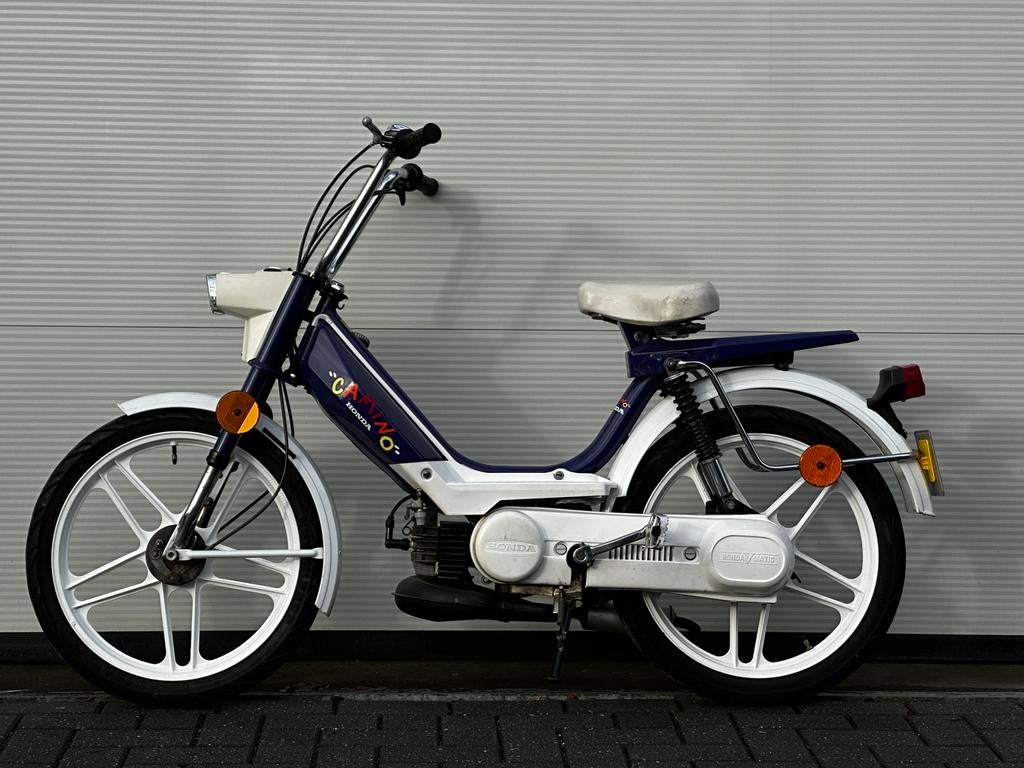 Paarse Honda Camino PA50 Funny met bromfiets kenteken, Ophalen of Verzenden, Gebruikt, Overige modellen