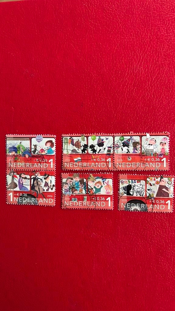 Nederland 2016 Fiep Westerdorp serie compleet, Verzenden, Gestempeld