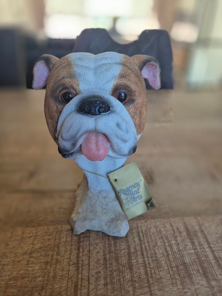 Regency Fine Arts Engelse Bulldog Borstbeeld, Ophalen of Verzenden