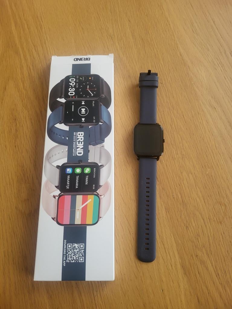 Brend smartwatch br-2223, Brend, Blauw, Nieuw, Ophalen of Verzenden