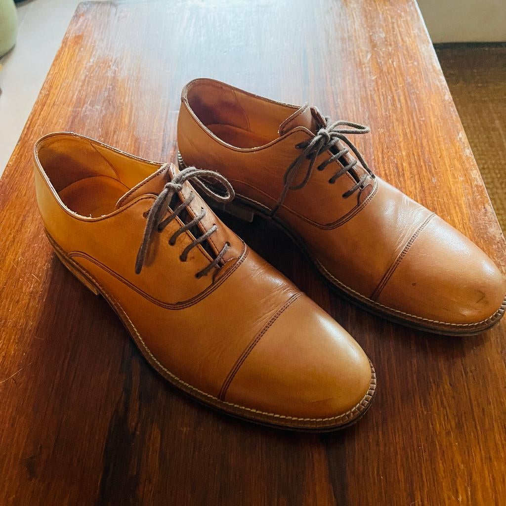 HUMAN SCALES Leather Shoes-Size 42 (fits 43) Elegant Bargain, Bruin, Overige typen, Ophalen of Verzenden, Zo goed als nieuw