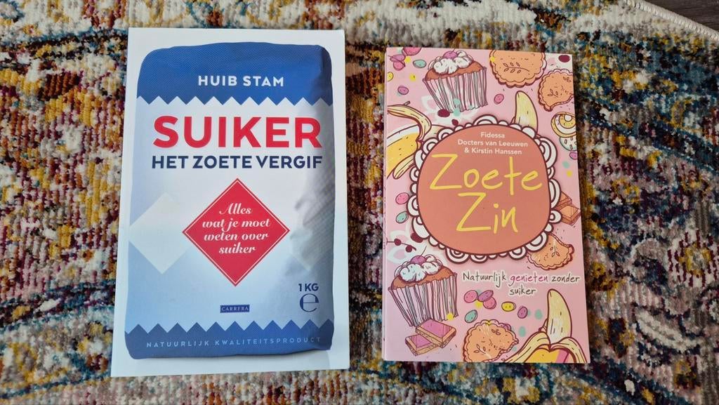 Boeken over effect van suiker en suiker inname verminderen, Boeken, Ophalen of Verzenden, Zo goed als nieuw