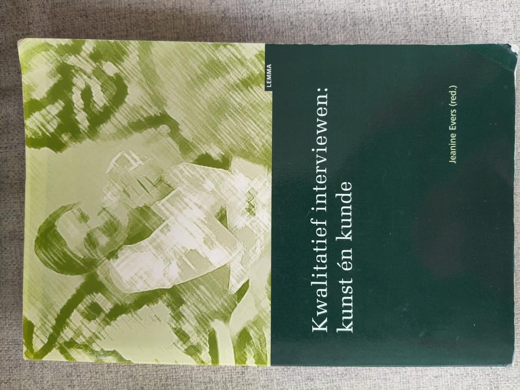 Kwalitatief interviewen: kunst én kunde, Boeken, Wetenschap, Gelezen, Sociale wetenschap, Ophalen of Verzenden