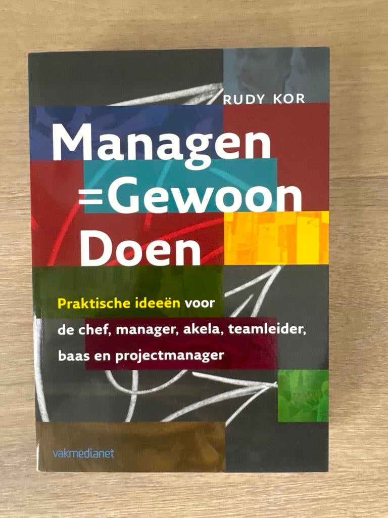 Managen = Gewoon Doen - Rudy Kor, Ophalen of Verzenden, Zo goed als nieuw, Management