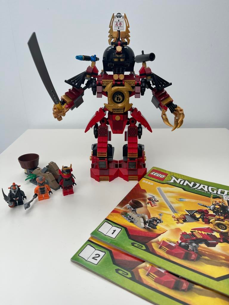 Lego Ninjago Samurai Mech 9448, Ophalen of Verzenden, Zo goed als nieuw, Complete set, Lego