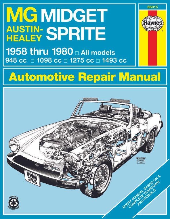 Werkplaats handboek HAYNES MG Midget - Healey Sprite, Ophalen of Verzenden, Nieuw, Austin