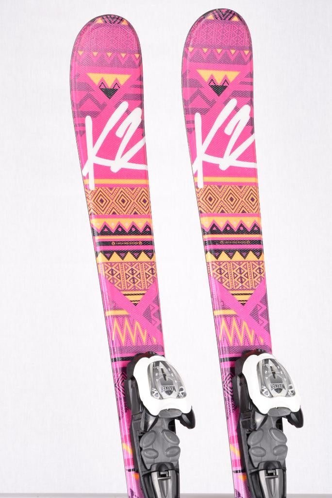 76 88 100 kinder ski's K2 LUV BUG + Marker 4.5, Sport en Fitness, Skiën en Langlaufen, Overige merken, Gebruikt, 100 tot 140 cm