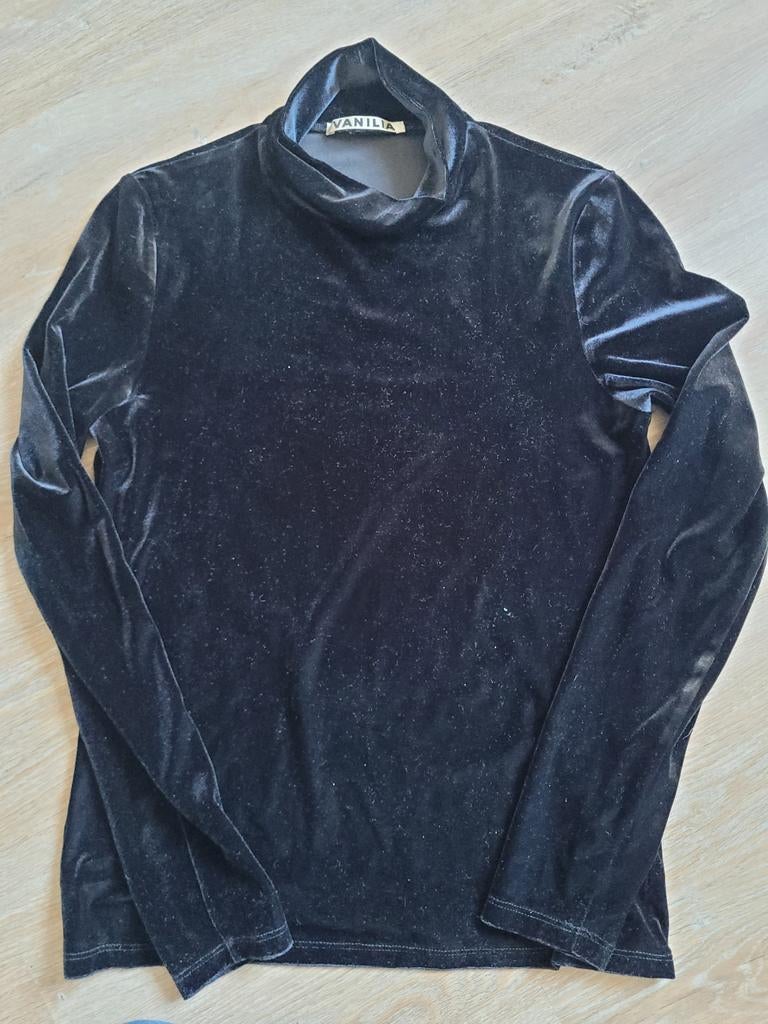 Leuk truitje merk Vanilia, Ophalen of Verzenden, Zo goed als nieuw, Maat 34 (XS) of kleiner, Zwart