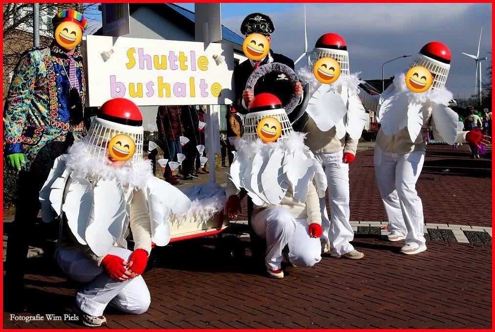 Loopgroep shuttle bus, Ophalen, Carnaval