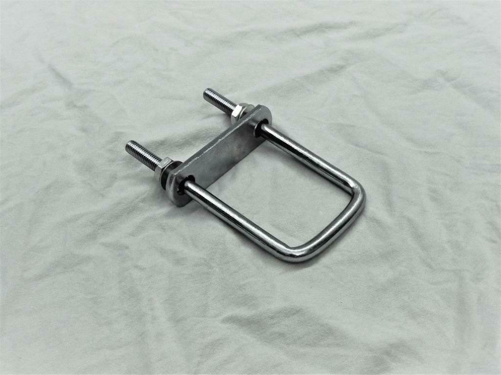 U-bout of U-strop met stroppenplaat, Ophalen of Verzenden, Nieuw, 50 tot 100 mm, Bouten of Moeren