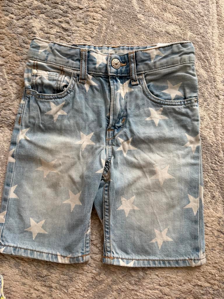 Kinderkleding Set: Z8 Shirt & Jeans Shorts 110-116, Ophalen, Zo goed als nieuw, Jongen, Overige typen