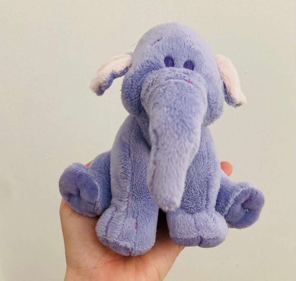 Olifant Knuffel – Zacht Pluche Speelgoed, Ophalen of Verzenden, Zo goed als nieuw, Olifant