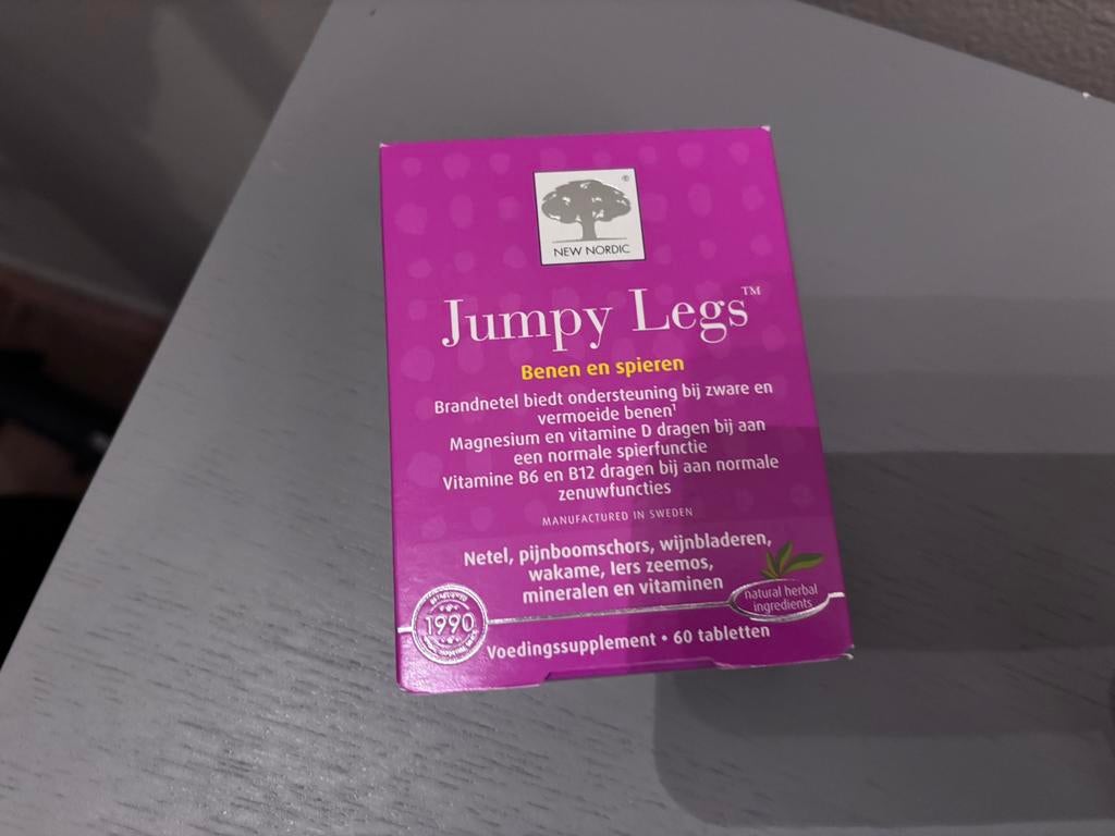 Supplement jumpy legs new nordic, Ophalen of Verzenden, Zo goed als nieuw, Gehele gezicht
