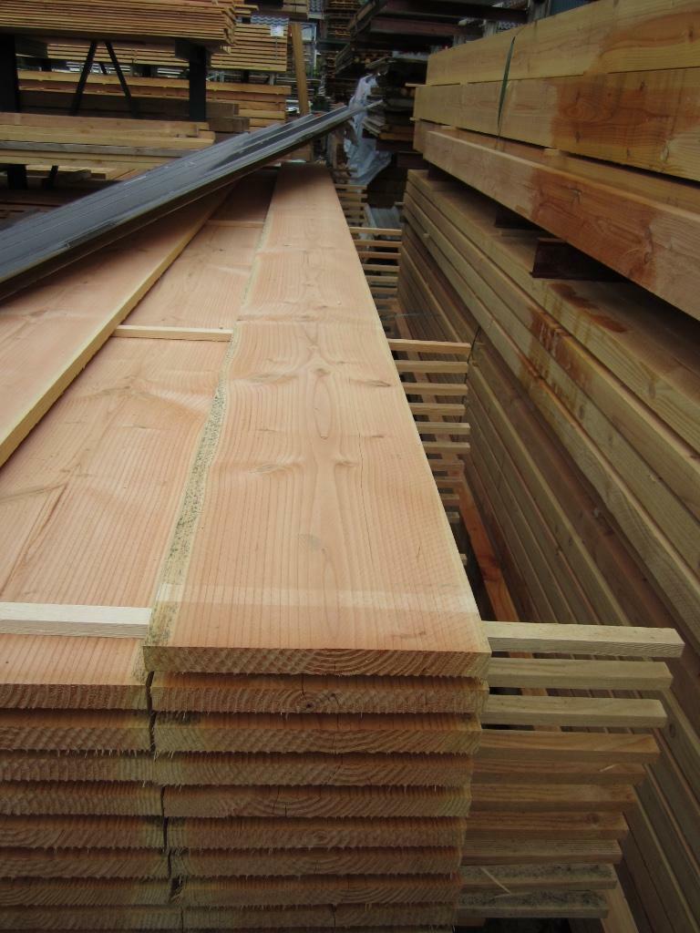 douglas planken 30 cm breed, mooie brede planken, Doe-het-zelf en Verbouw, Hout en Planken, Ophalen, 25 tot 50 mm, Nieuw, Plank