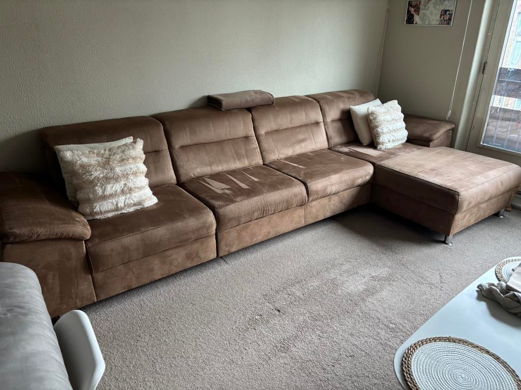 LoungeBank SlaapBank korting, Ophalen, Lounge, 300 cm of meer, Zo goed als nieuw