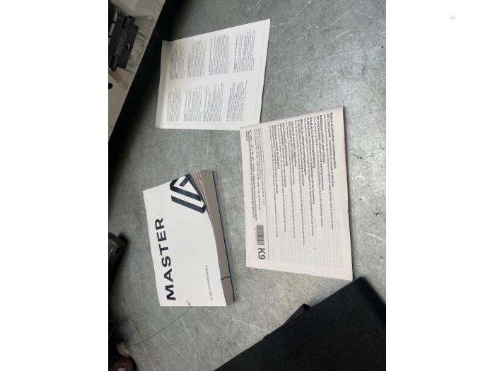 Instructie Boekje van een Renault Master, Gebruikt, -, Renault, -