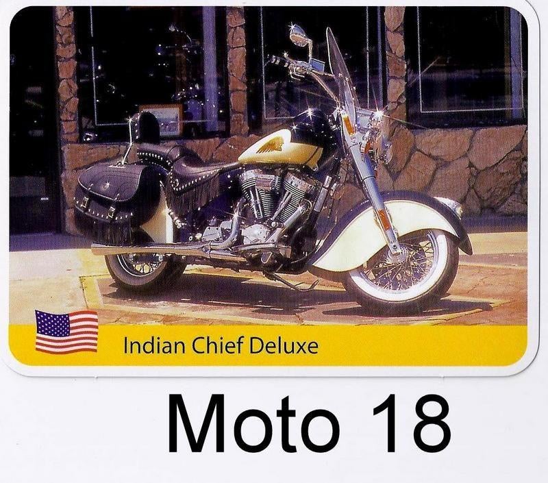 Kw18 motorkaart indian chief de luxe -, Ophalen of Verzenden, Zo goed als nieuw, Motoren