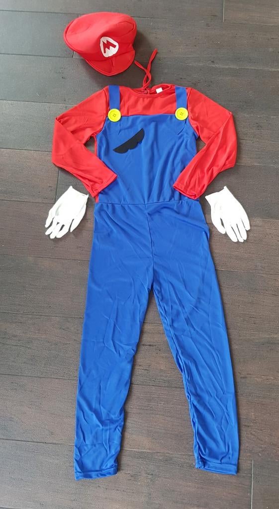 Mario kostuum 110/116, 122/128, 134/140 nieuwe kostuums!!!, Ophalen of Verzenden, Nieuw, Jongen of Meisje