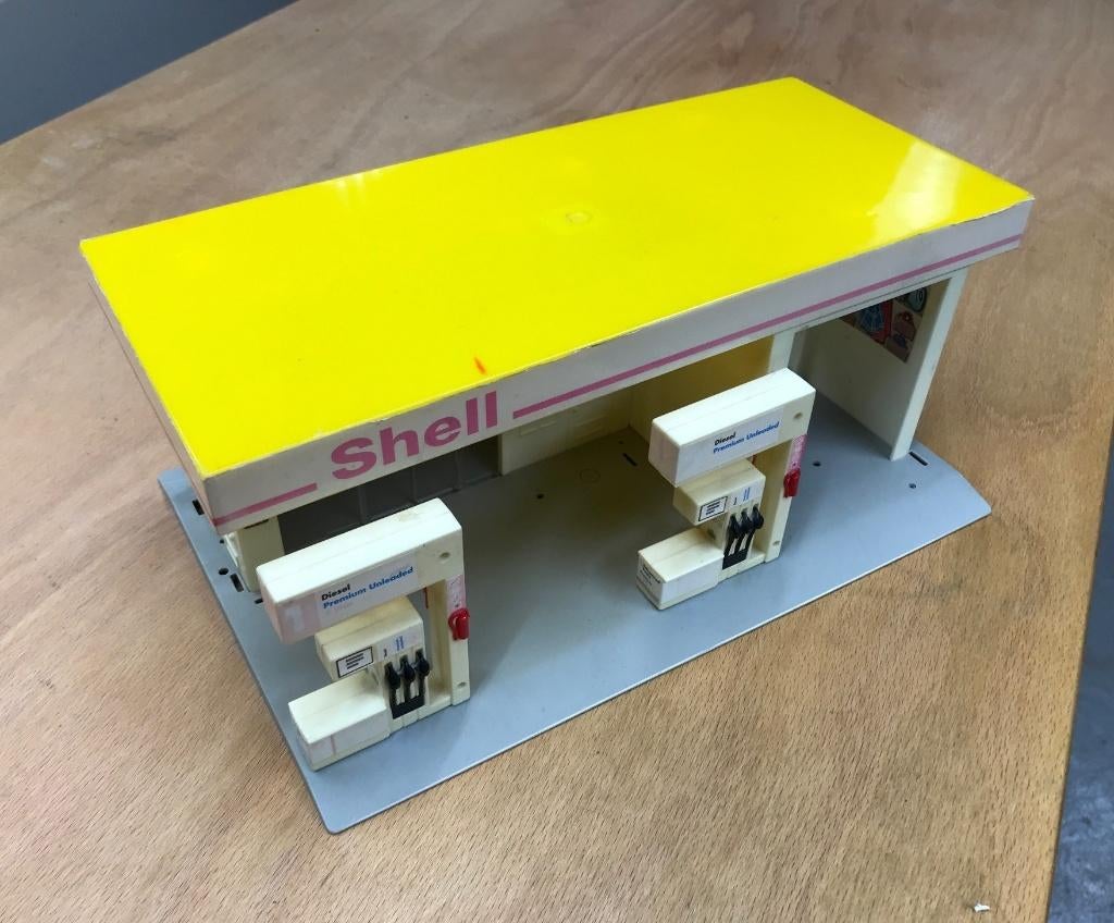SHELL tankstation schaalmodel modelbouw, Ophalen of Verzenden, Gebruikt, Jongen of Meisje