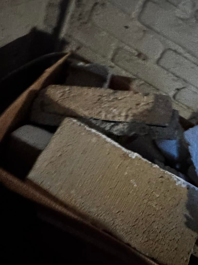 Gele bakstenen, Doe-het-zelf en Verbouw, Metselstenen, Ophalen, Bakstenen