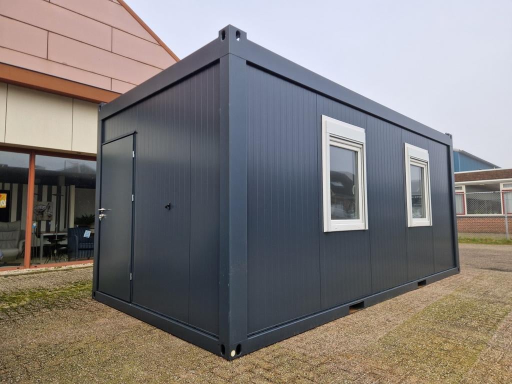 Nieuwe 6x3m kantoorunit / bouwkeet / schaftkeet / woonunit, Ophalen