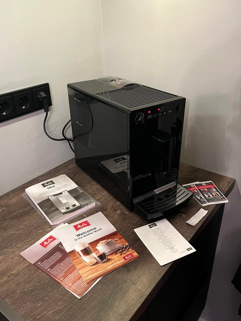 Melitta solo volautomatische espresso machine, Ophalen, Afneembaar waterreservoir, Espresso apparaat, Koffiebonen