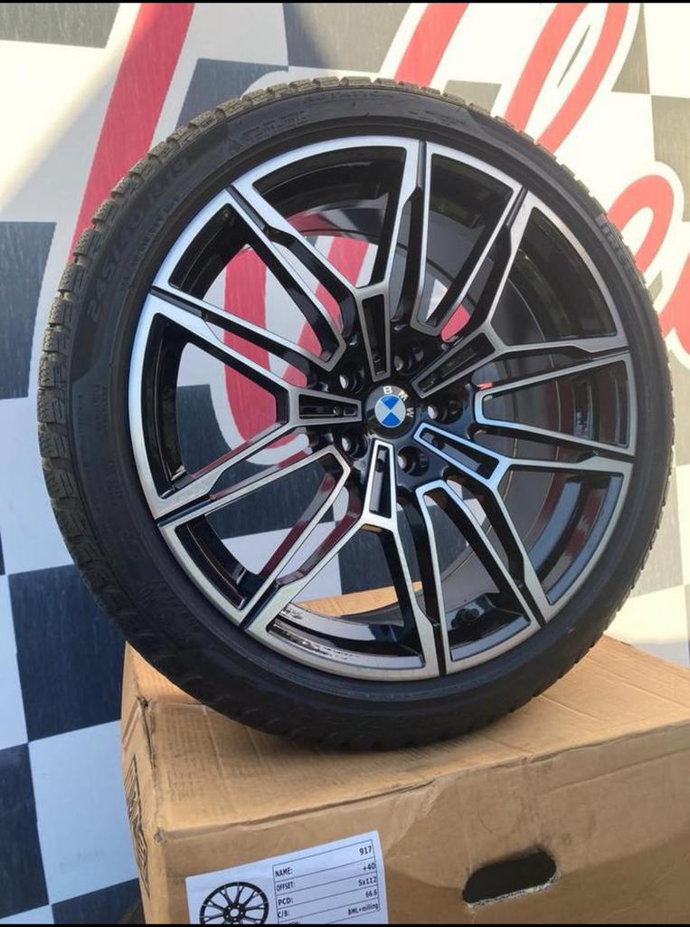 19 inch BMW 5 serie G30 velgen 5x112 G31 X3 X1 + pirelli, Auto-onderdelen, Banden en Velgen, 19 inch, 245 mm, Banden en Velgen