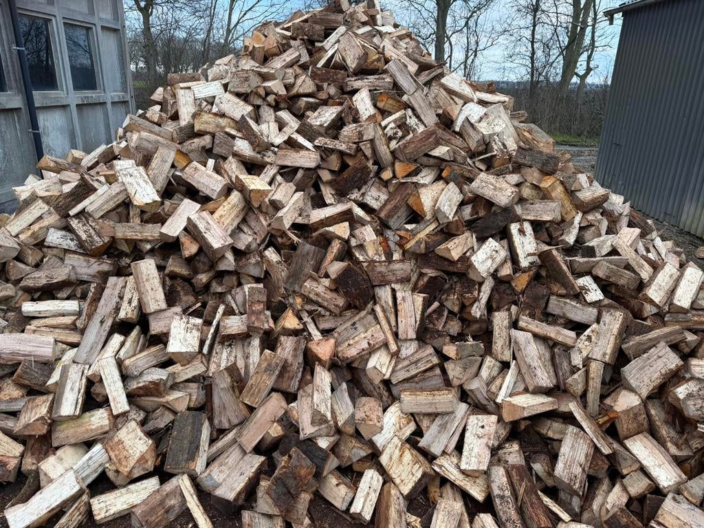 Openhaardhout stookmix Eiken, beuken & essen, Tuin en Terras, Haardhout, 6 m³ of meer, Ophalen, Eikenhout, Blokken