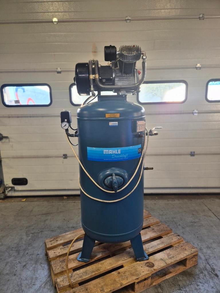 Mahle Rechtopstaande Zuigercompressor 1.5kW, 100 liter of meer, Ophalen of Verzenden, Gebruikt, 10 bar of meer