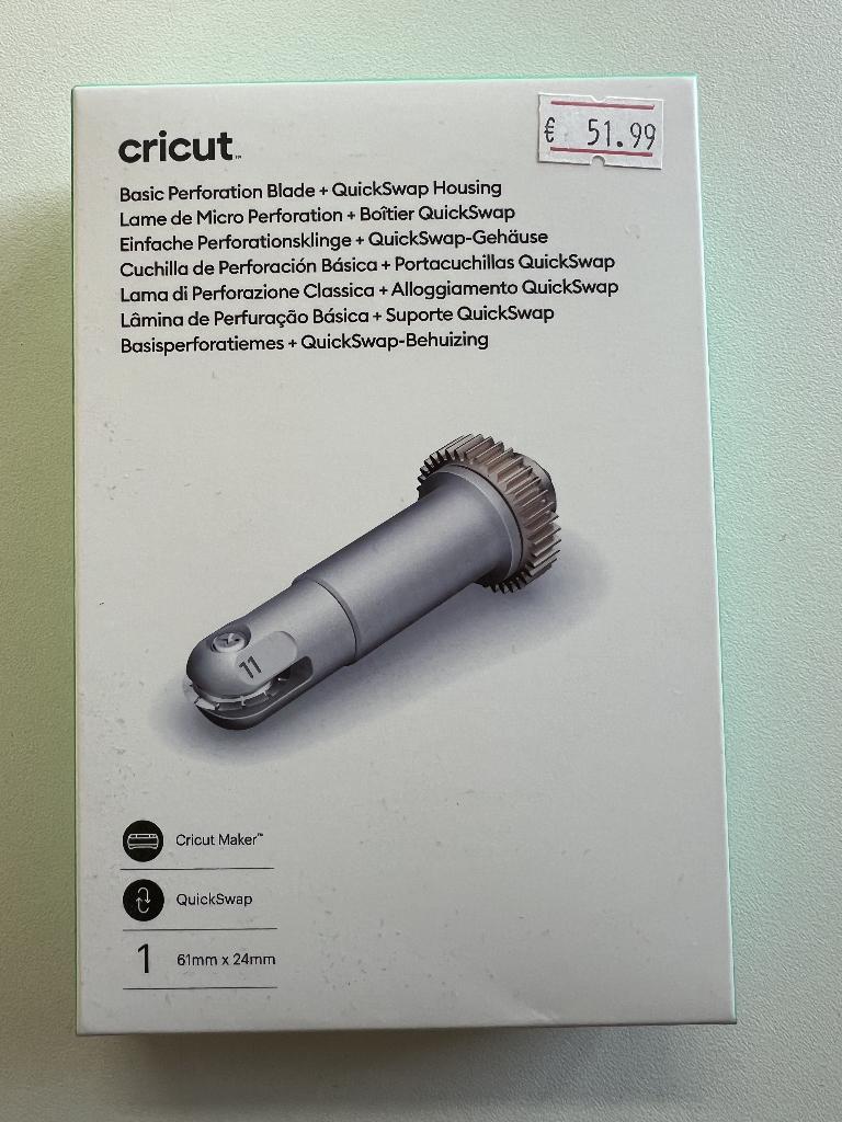Cricut basis perforatie mes met QuickSwap nieuw, Ophalen of Verzenden, Nieuw, Gereedschap of Toebehoren