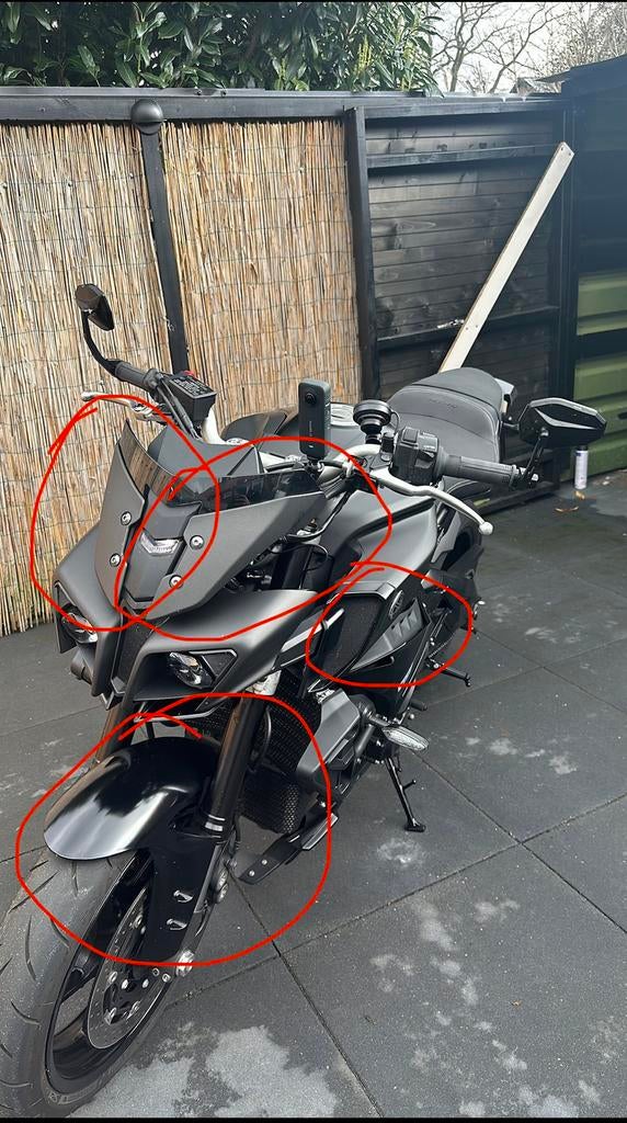 Yamaha mt 10 verschillende kappen origineel, Motoren, Onderdelen | Yamaha, Ophalen of Verzenden, Nieuw