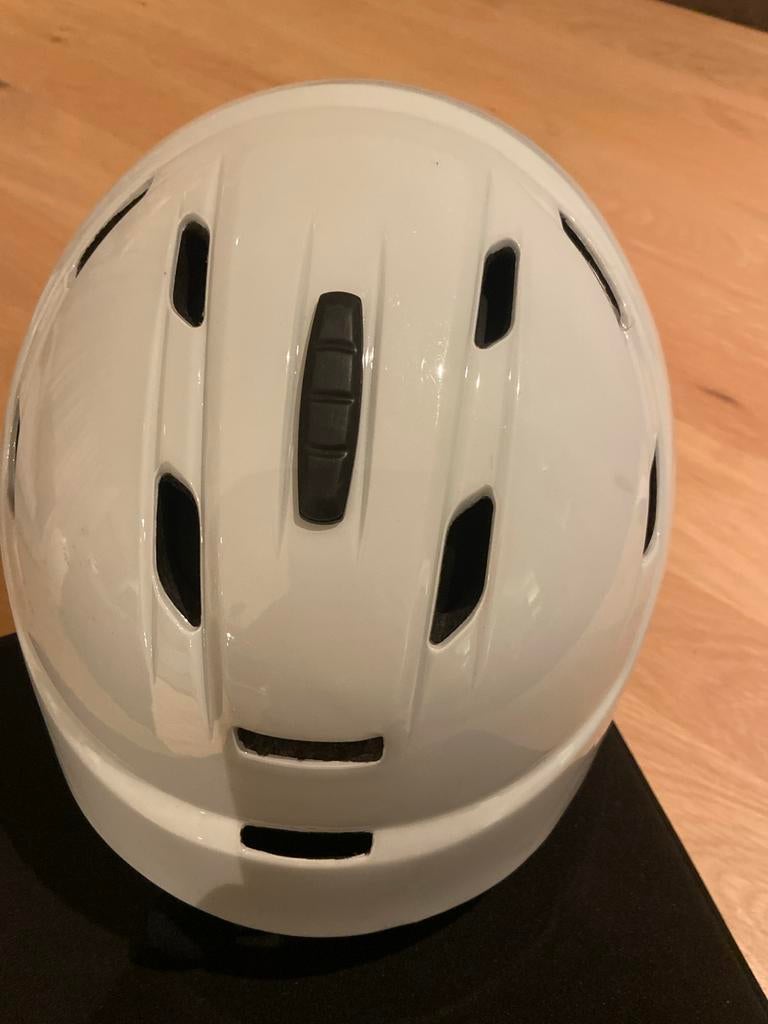 Crivit Skihelm - Wit, Verstelbaar, Ophalen of Verzenden, Zo goed als nieuw, Maat 42/44 (L), Overige typen
