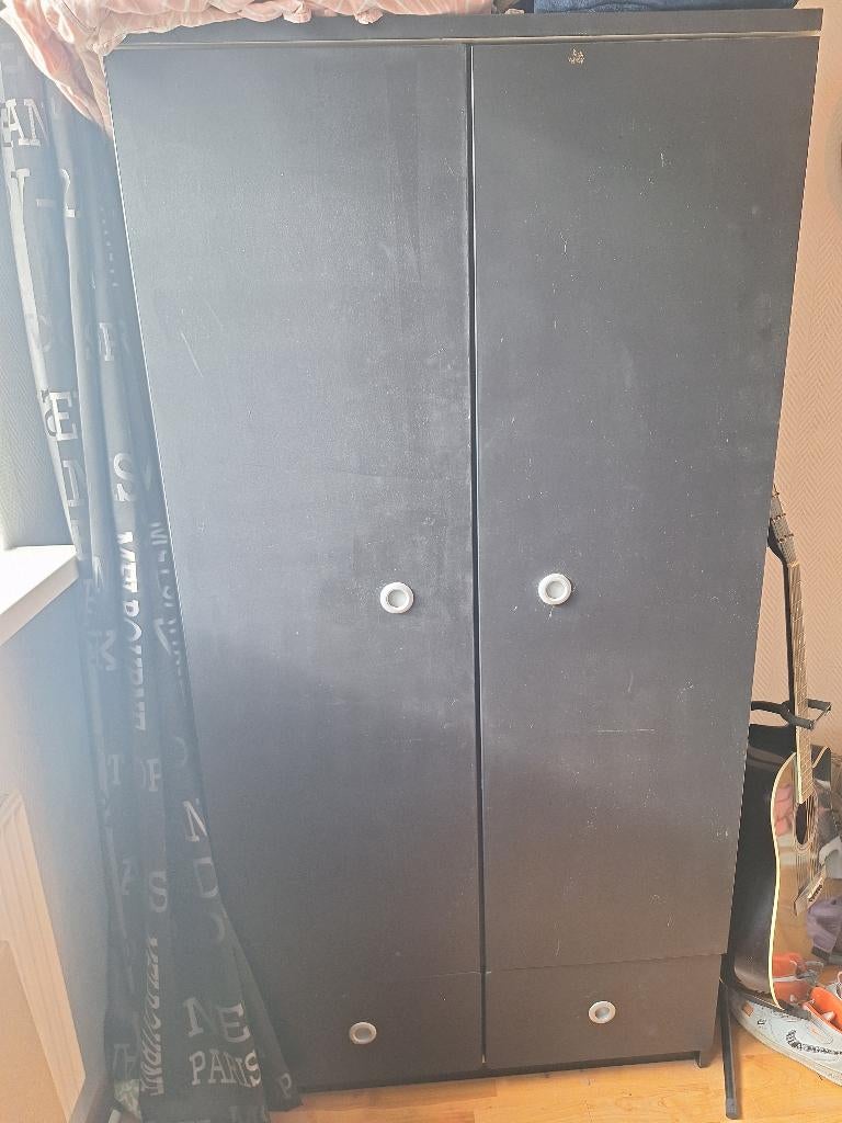 Ikea Kledingkast 2 deurs met lades, Gebruikt, 100 tot 150 cm, 150 tot 200 cm, 50 tot 75 cm