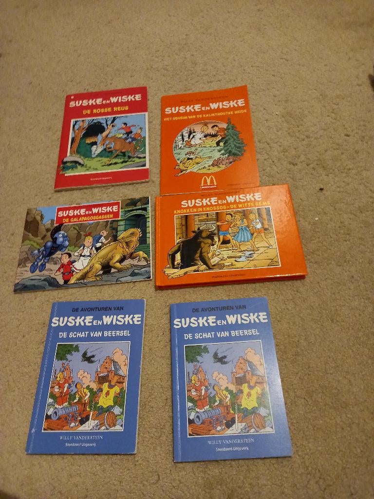 Suske en Wiske diverse reclame edities in afwijkend formaat, Boeken, Stripboeken, Gelezen, Meerdere stripboeken, Ophalen of Verzenden