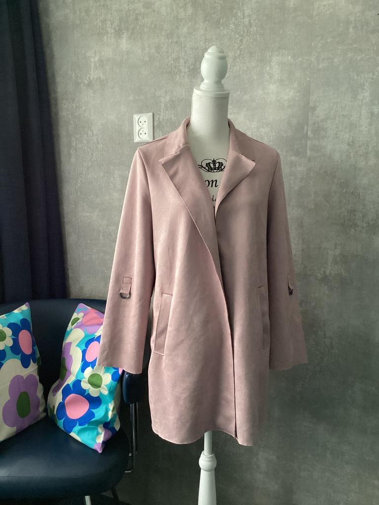 Oudroze suedine nieuwe blazer/jas van Only maat M/L, Maat 38/40 (M), Nieuw, Ophalen of Verzenden, Jasje