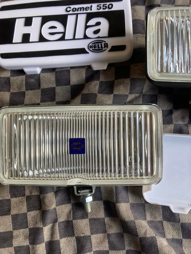Oldtimer 2 Hella witte mistlampen comet 550, Ophalen of Verzenden, Nieuw