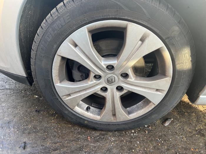 Sportvelgenset + banden van een Renault Scenic, Auto-onderdelen, Banden en Velgen, Personenwagen, Gebruikt, 3 maanden garantie