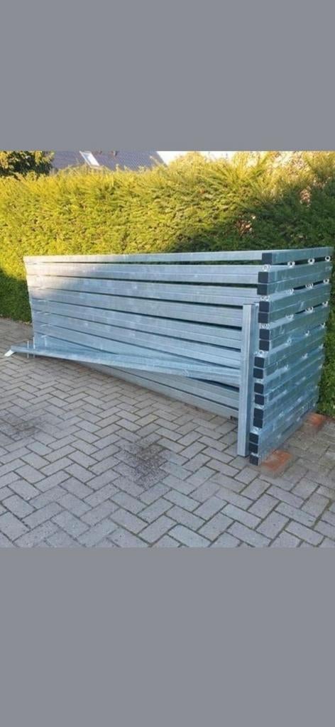 Waslijnpalen waslijnpalen uit koker 60x60 verzinkt, Ophalen of Verzenden, Nieuw
