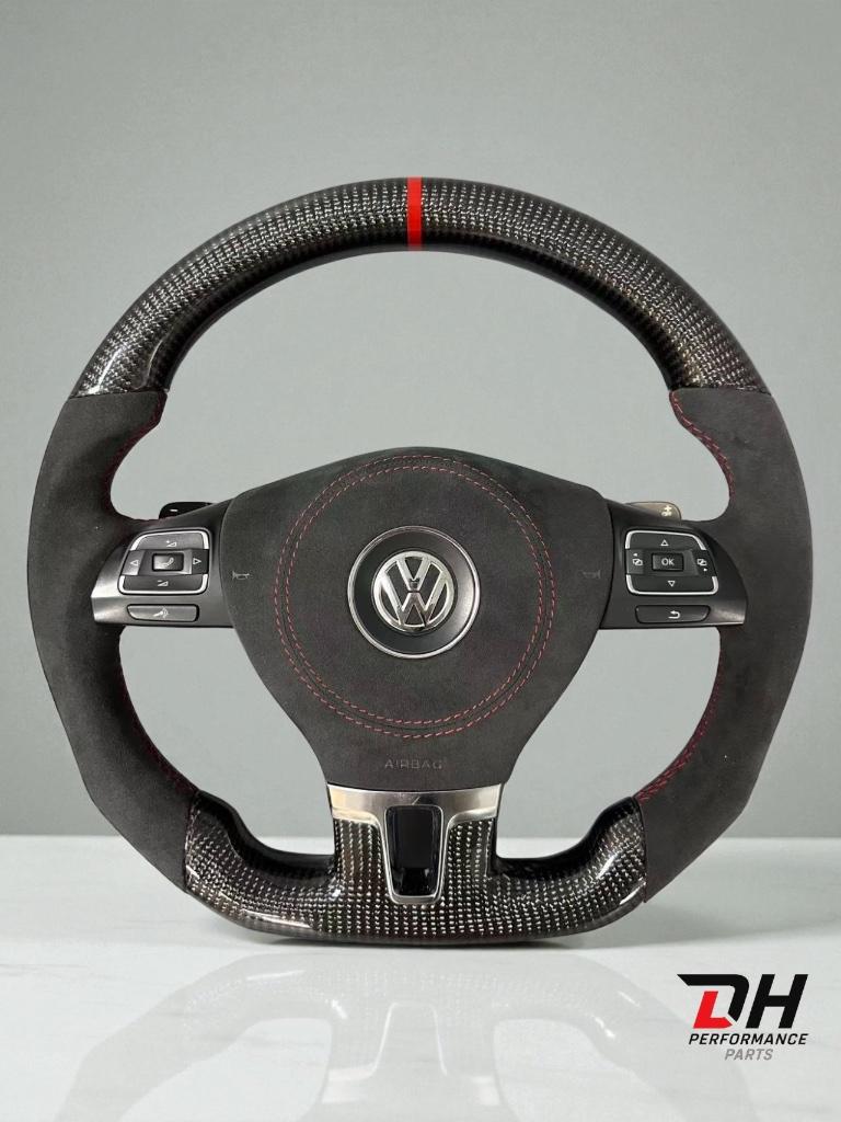 Volkswagen Golf 6 GTI / R – Carbon & Alcantara Sportstuur, Auto-onderdelen, Besturing, Volkswagen, Nieuw, Ophalen of Verzenden