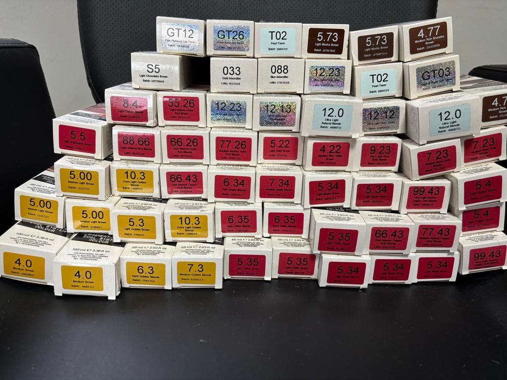 Grote partij Fudge haarverf - 58 tubes! Tab .., Overige kleuren, Gehele gezicht, Nieuw, Ophalen of Verzenden