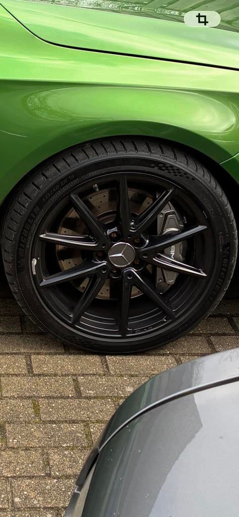 Mercedes AMG Velgen Set, 18 inch, Gebruikt, Velg(en), Ophalen of Verzenden