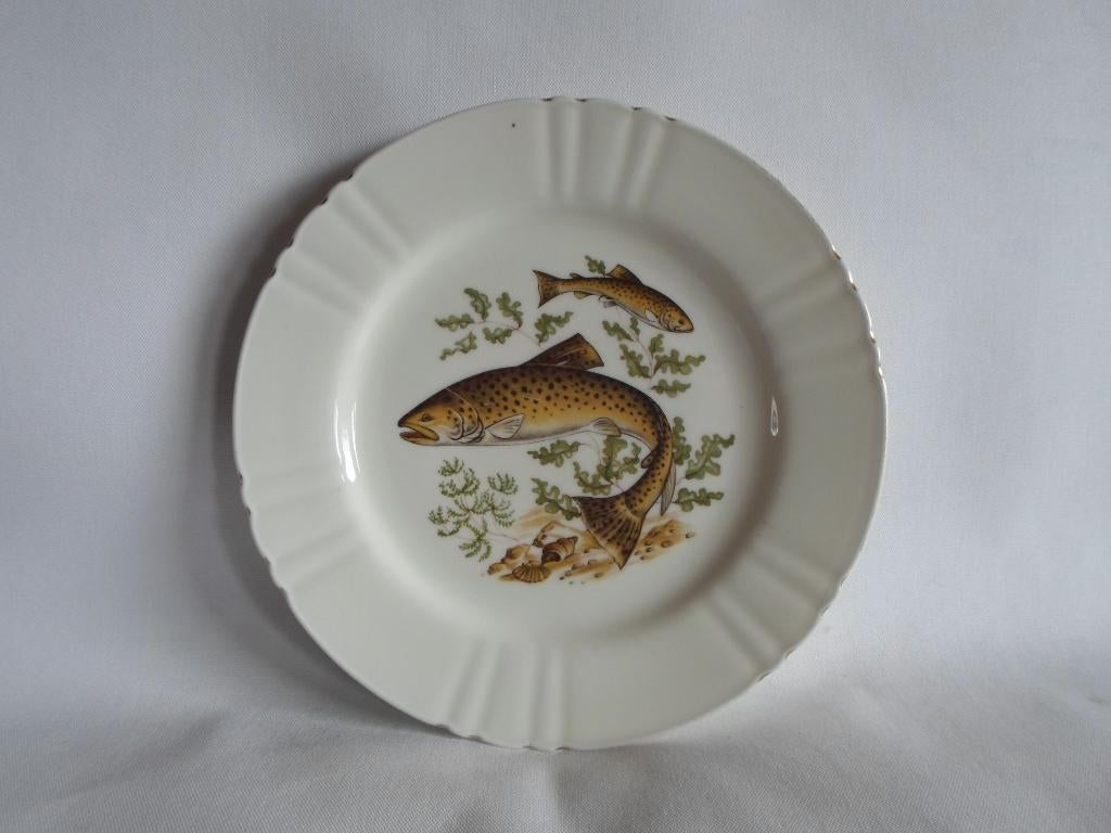 Bavaria R Wunsiede Bord Vissen, Antiek en Kunst, Ophalen of Verzenden