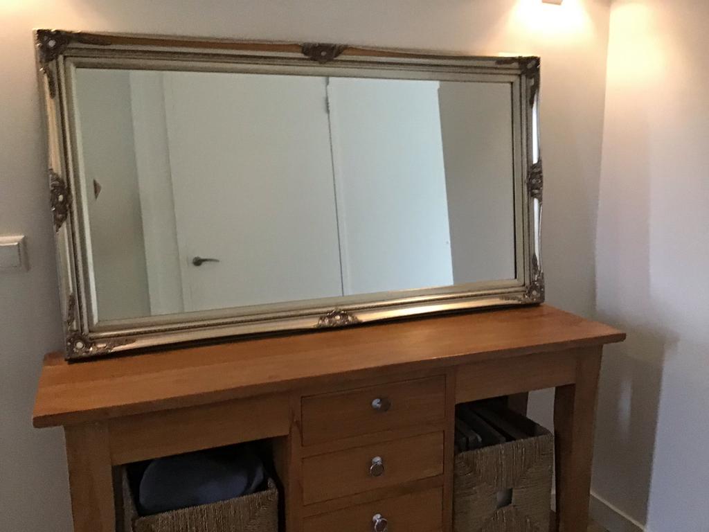 Barok spiegel met facet geslepen rand, Huis en Inrichting, Woonaccessoires | Spiegels, Ophalen, 100 tot 150 cm, Zo goed als nieuw