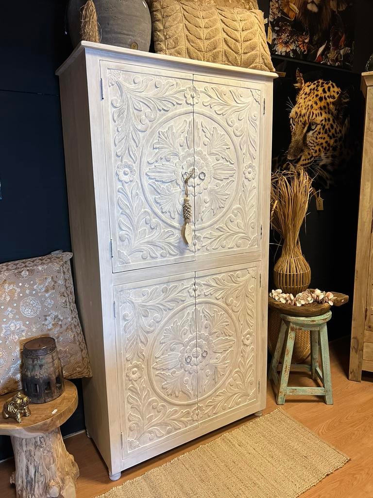 Gave India/Ibiza style kast, Ophalen of Verzenden, Zo goed als nieuw, 25 tot 50 cm, 50 tot 100 cm